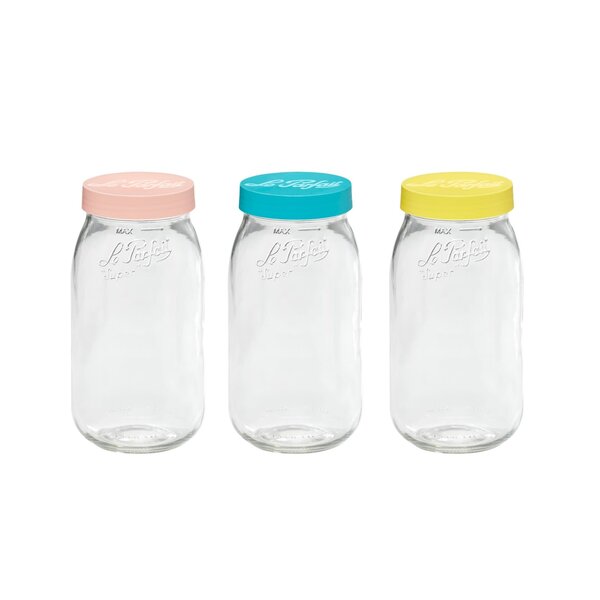 Le Parfait Glass Screw Top Jar 64oz