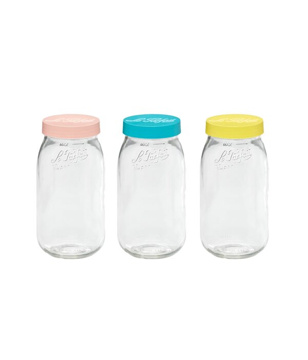 Le Parfait Glass Screw Top Jar 64oz