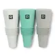RICARDO Silicone Wine Stoppers, Set of 3