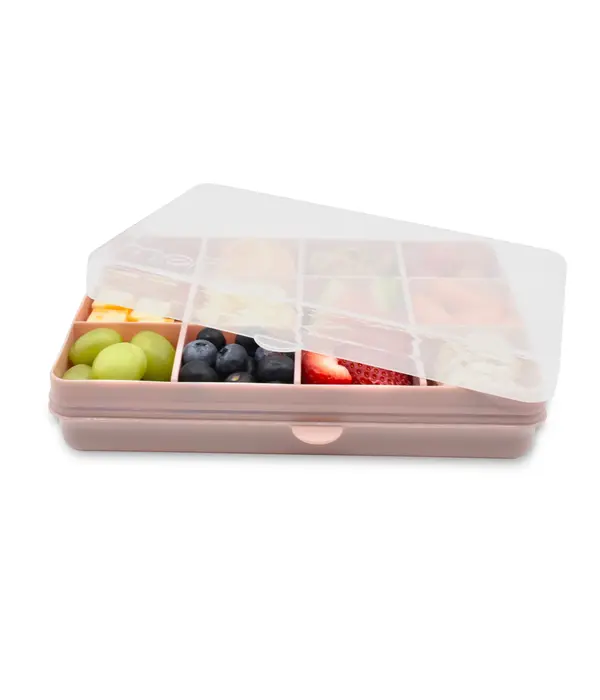 Melii Melii "Snackle" Container Gray/Pink