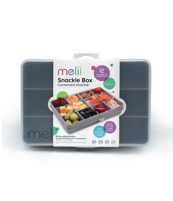 Melii Melii "Snackle" Container Gray