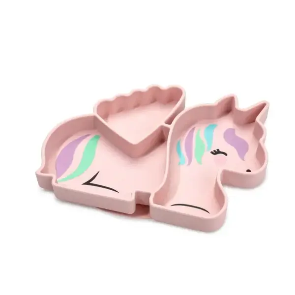 Melii "Unicorn" Divided Silicone Suction Plate