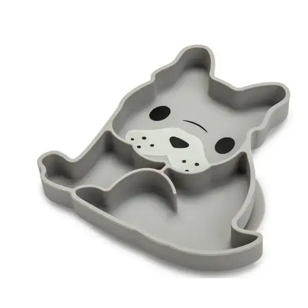 Melii "Bulldog" Divided Silicone Suction Plate