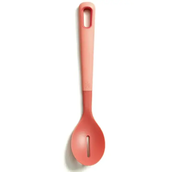 EKU Watermelon Pink Nylon Slotted Spoon, 33 cm