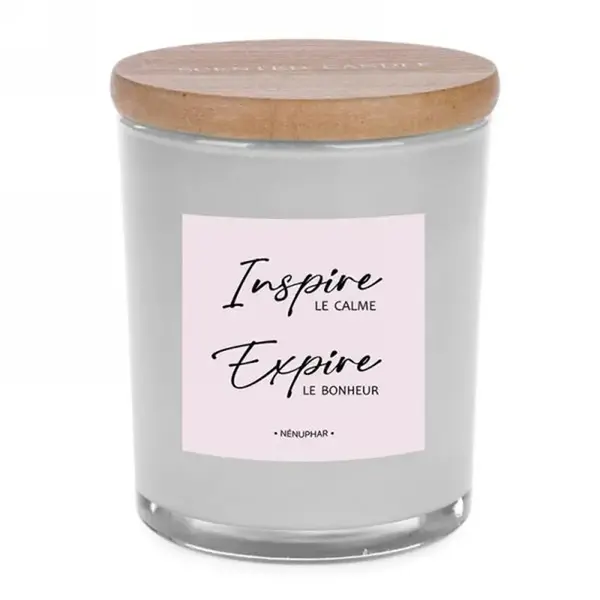 Candle 'Inspire, Expire' Water Lily