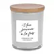 Candle 'Une journée à la fois' Bergamot Flower