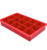 Starfrit Starfrit Red Silicone Ice Cube Tray 15 Cubes