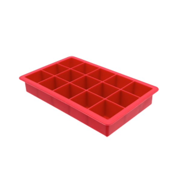 Starfrit Red Silicone Ice Cube Tray 15 Cubes