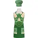 Tablier et chapeau pour enfants "Dino" Vert de Now Designs