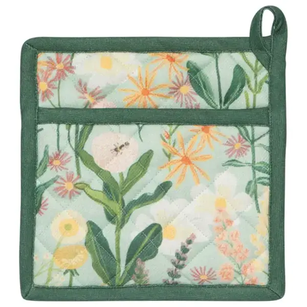 Now Designs Potholder "Bees & Blooms"