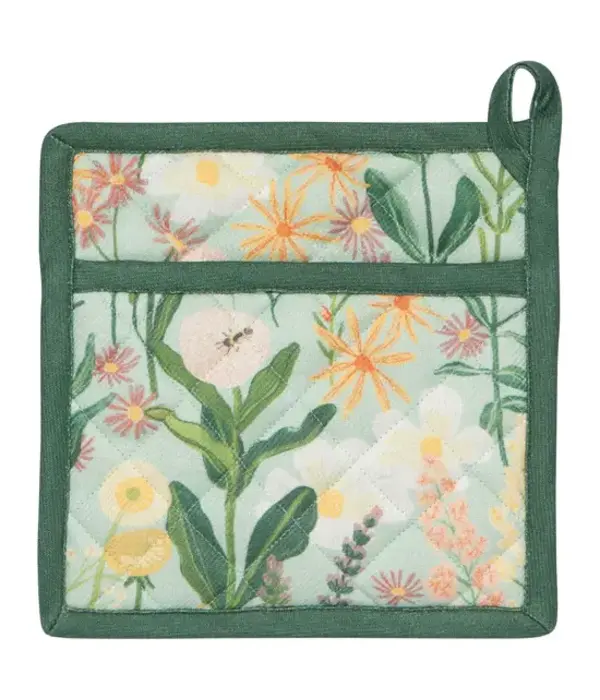 Now Designs Potholder "Bees & Blooms"