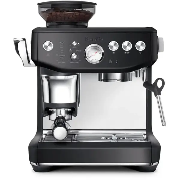 Breville the Barista Express® Impress Espresso Machine, Black Truffle
