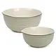 Sage green ceramic bowls, set of 2