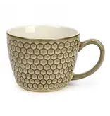 Beehive patterned cup, Beige