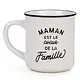 Cup "Maman est le coeur de la famille"