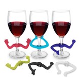 Starfrit Starfrit Gourmet Silicone Wine Glass Markers "Arm", set of 6