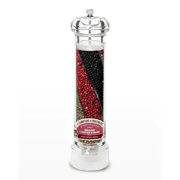 Le Comptoir de Mathilde 4 Peppers and Berries Mill Spices 125g