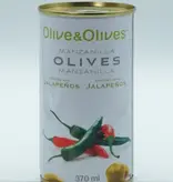 Olives Manzanilla farcies au piment jalapeño 370ml