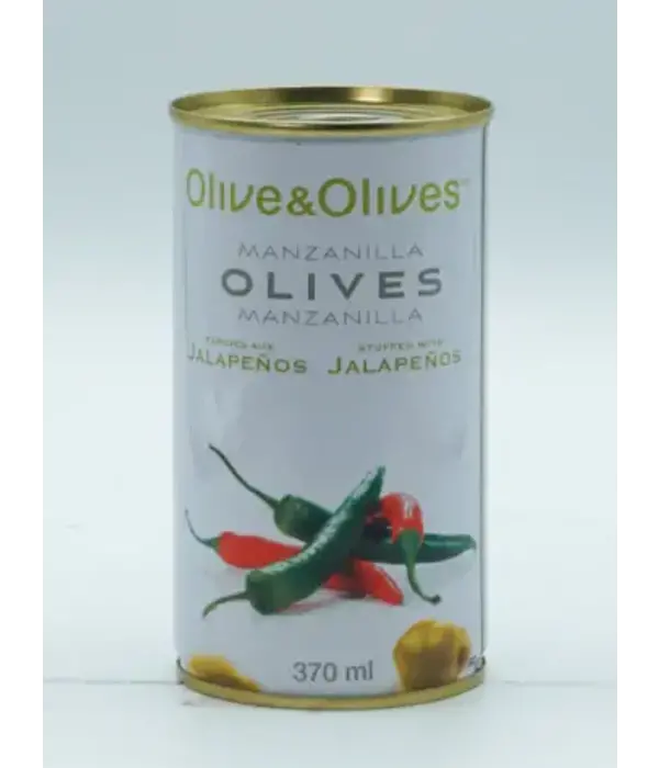 Manzanilla Olives Stuffed with Jalapeño Pepper 370ml