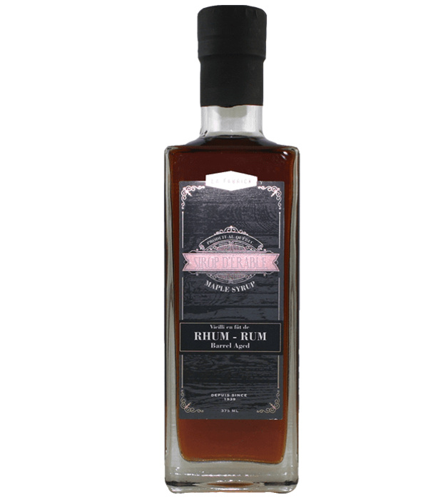 Sirop d'érable aromatisé au rhum 375ml de La Fabrick