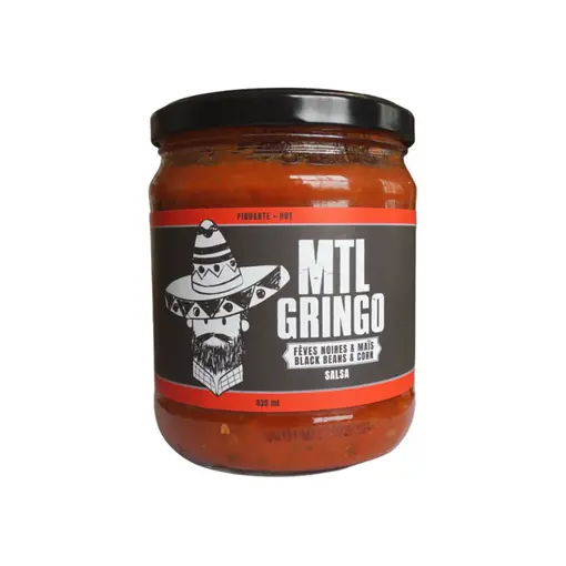 MTL Gringo MTL Gringo Spicy Black Bean & Corn Salsa 435ml