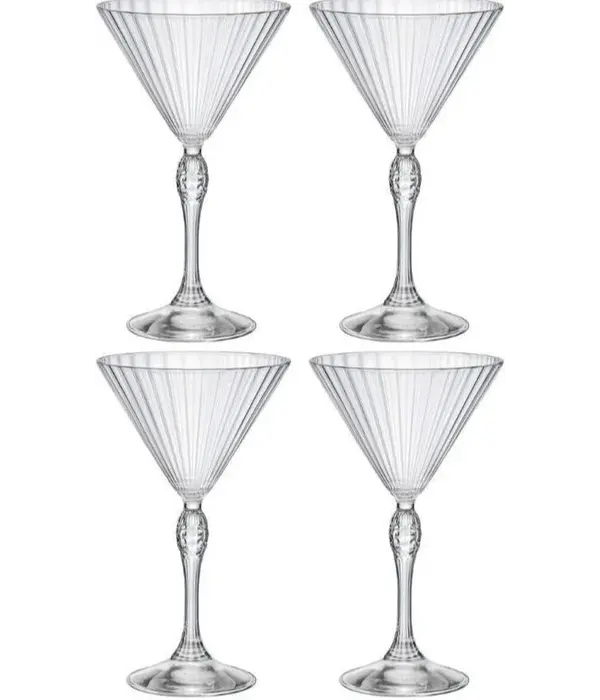 Bormioli Rocco Bormioli Rocco 8.5oz America '20s Martini Glasses, Set of 4