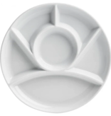 Trudeau Trudeau Round Fondue Plates, set of 4