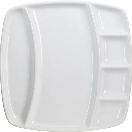 Trudeau Trudeau Square Fondue Plates, set of 4