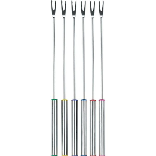 Trudeau Stainless Steel Fondue Forks, set of 6