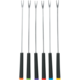Trudeau Black Fondue Forks, set of 6