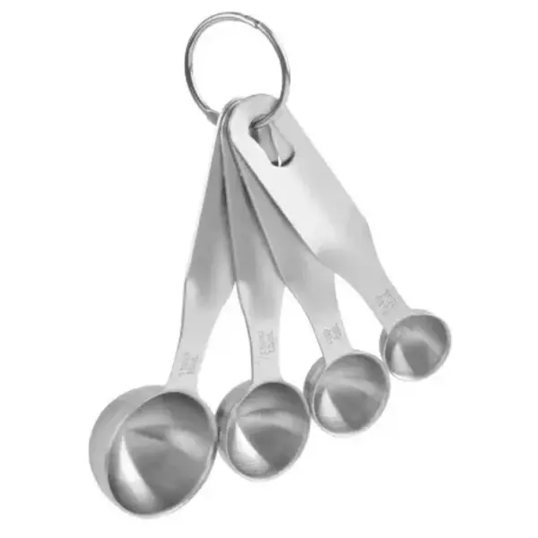 Trudeau Stainless Steel Measuring Spoons, set of 4