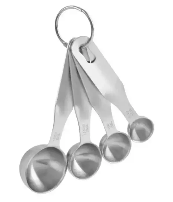 Trudeau Trudeau Stainless Steel Measuring Spoons, set of 4