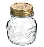 Trudeau Trudeau 150ml Glass Jar "Quattro Stagioni" w/ Golden Lid