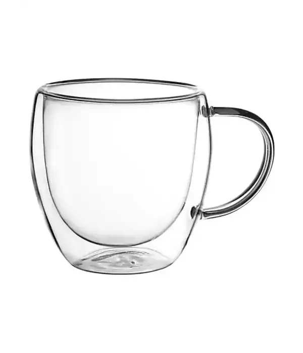 Trudeau Tasses à cappuccino double paroi "Java" 250 ml, Ens/2 de Trudeau