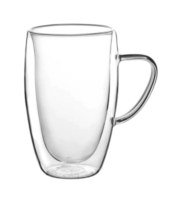 Trudeau Tasses à latte double paroi "Java" 450 ml, Ens/2 de Trudeau
