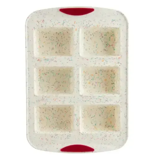 Trudeau Trudeau "Confetti" Silicone Mold 6 Rectangles