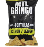 Chips de Tortillas Citron 250g de MTL Gringo