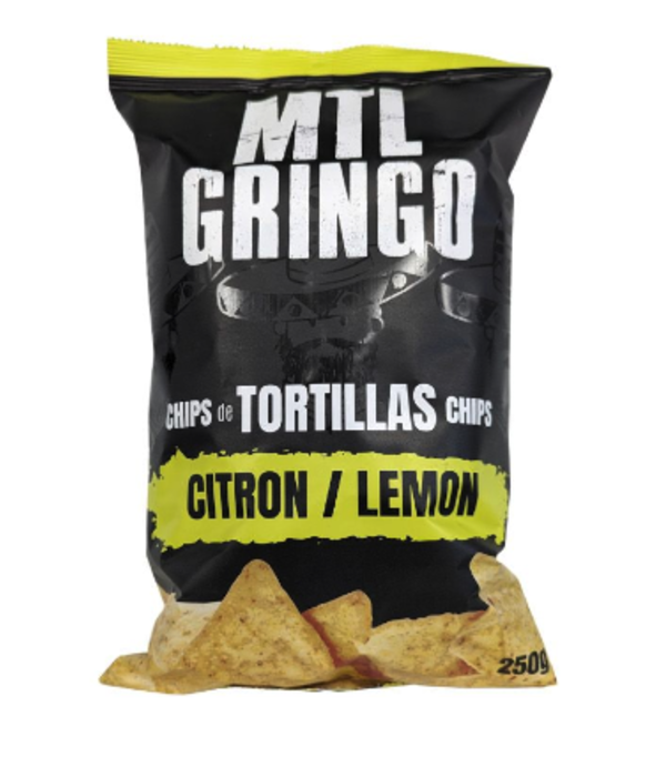 MTL Gringo Chips de Tortillas Citron 250g de MTL Gringo