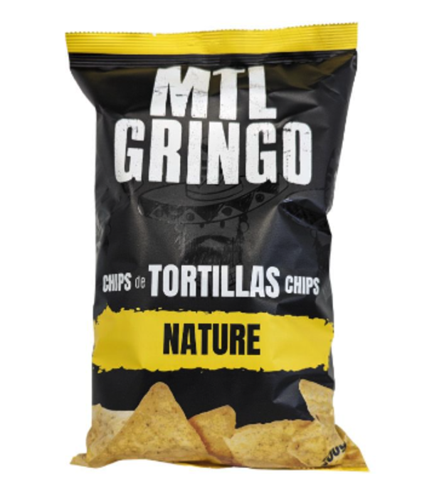 MTL Gringo MTL Gringo Nature Tortilla Corn Chips, 250g