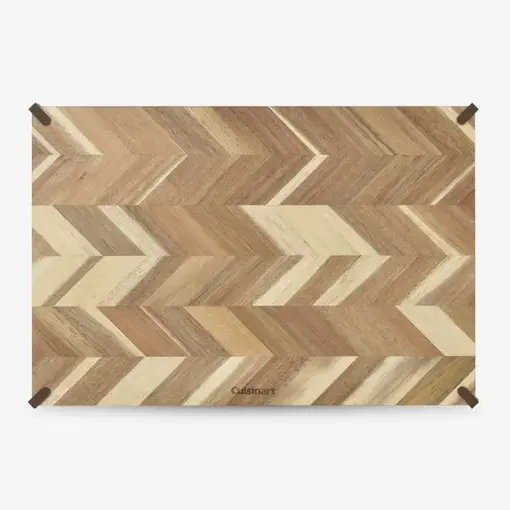 Cuisinart Planche à découper en acacia chevrons 18x12" de Cuisinart