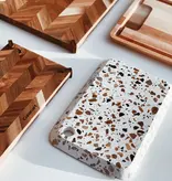 Cuisinart Planche à découper en acacia en chevrons 12x7" de Cuisinart