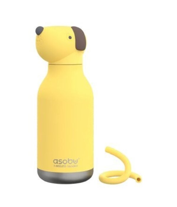 Asobu Bouteille d'eau isolante pour enfant "Chien", 16 oz de ASOBU®