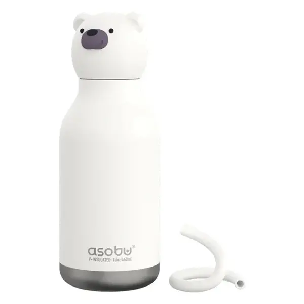 ASOBU® 16-Oz. Kid Insulated Water Bottle "Teddy Bear"