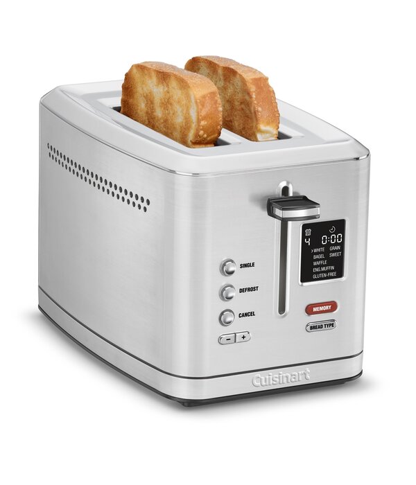 Cuisinart Grille-pain numérique 2 tranches avec fonction MemorySet de Cuisinart