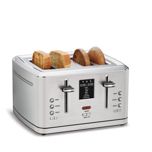 Cuisinart Grille-pain numérique 4 tranches avec MemorySet de Cuisinart