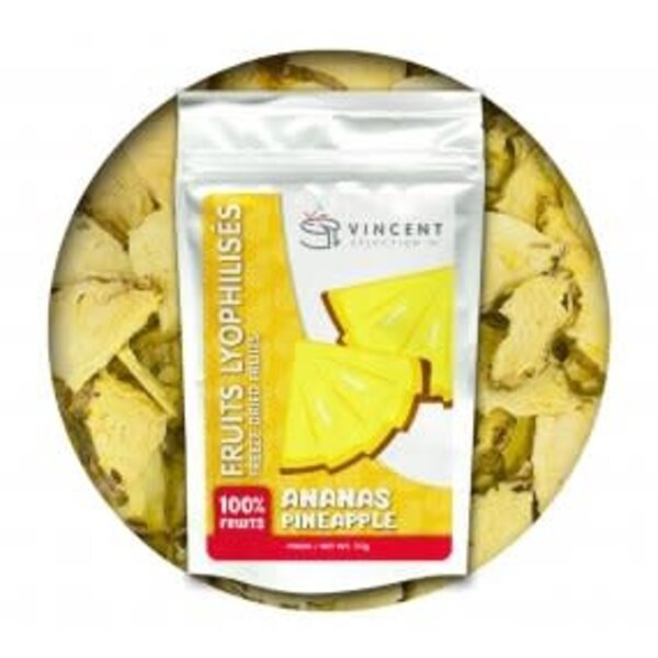 Vincent Sélection Freeze-Dried Fruit 30g, Pineapple