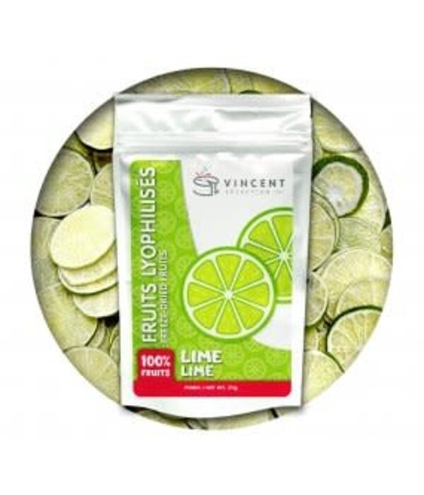 Vincent Sélection Fruits Lyophilisés 20g, Lime de Vincent Sélection