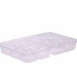 Vincent Sélection Vincent Sélection Transparent Rectangular Cavity for Chocolate Box, 12 cavities