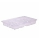 Vincent Sélection Transparent Rectangular Cavity for Chocolate Box, 12 cavities