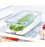 Interdesign iDesign "Crisp" Stackable Refrigerator Produce Bin, Clear